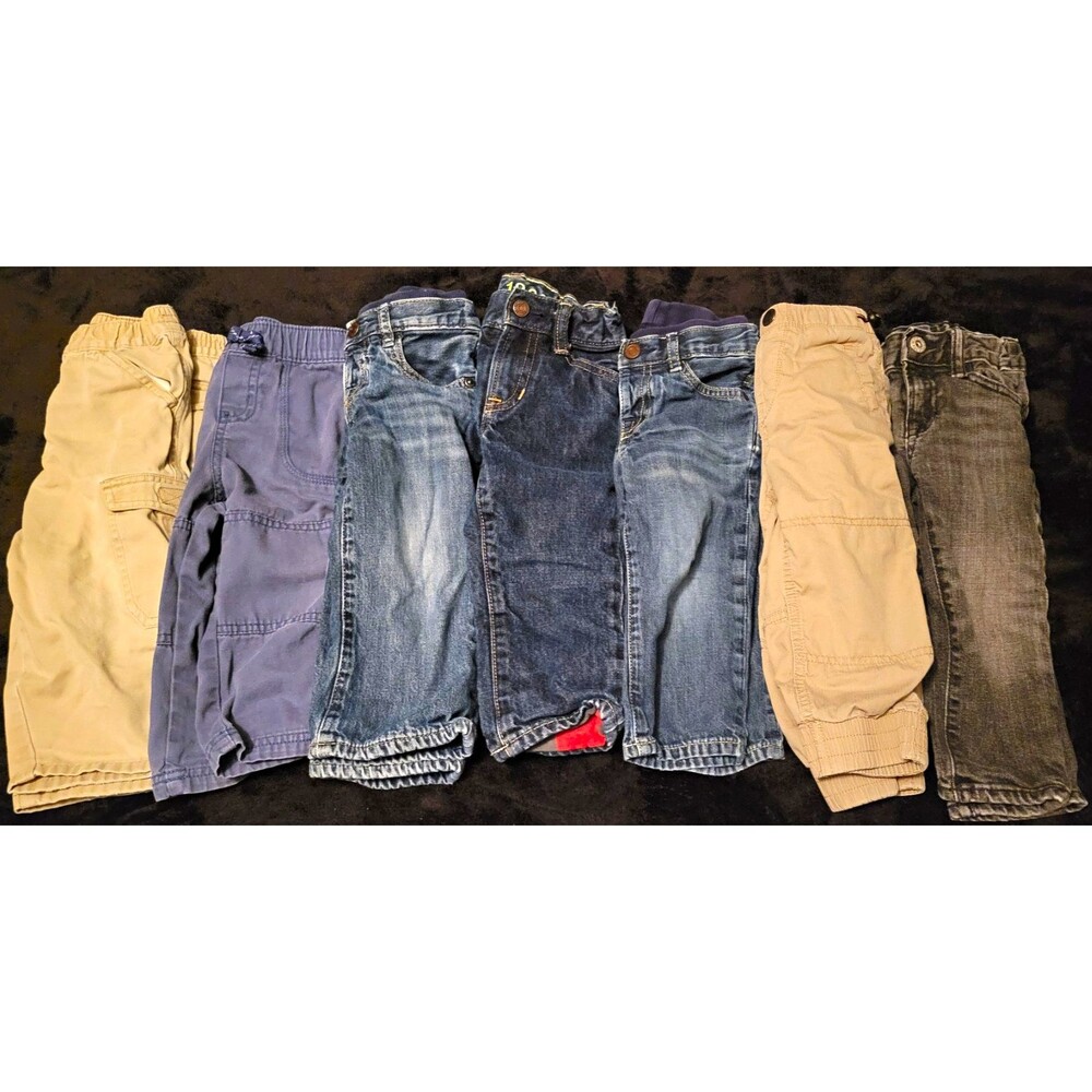 Baby Toddler Boys Size 18 Months Pants Jeans Lot Bundle